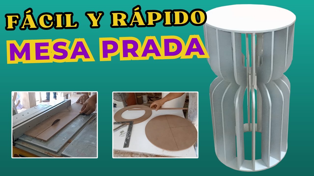 Paso a paso para hacer Mesa Prada (Cilindro) para decorar fiestas y eventos
