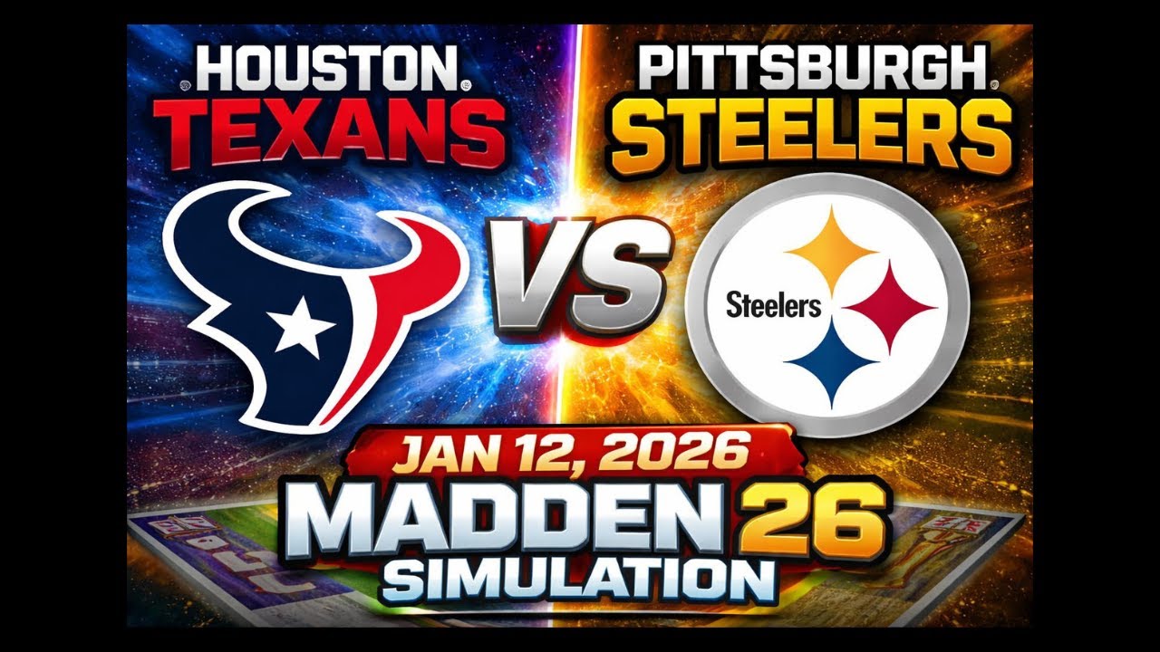 Houston Texans vs Pittsburgh Steelers Madden Simulation | Hard-Hitting Defensive Battle