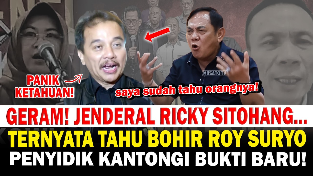 Geram! Jenderal Ricky Sitohang Ternyata Tau Siapa Bohir di Balik Roy Suryo?