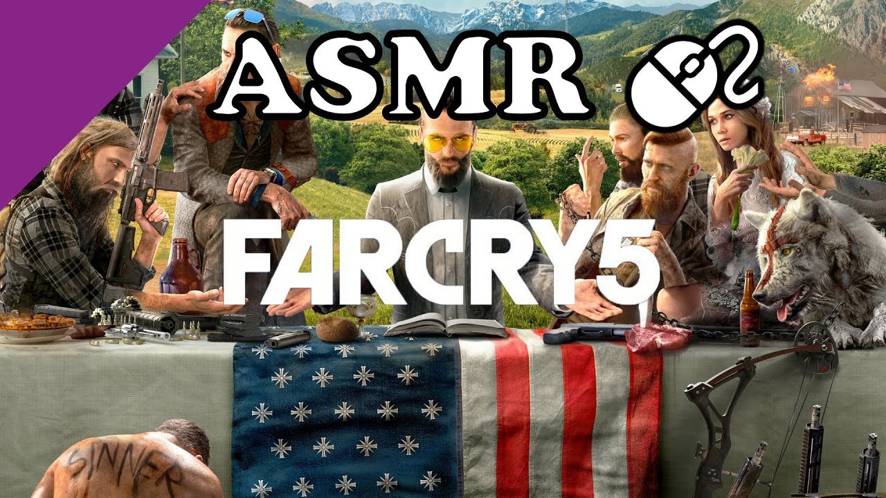 [ASMR no talking] Far Cry 5 - Keyboard & Mouse sounds