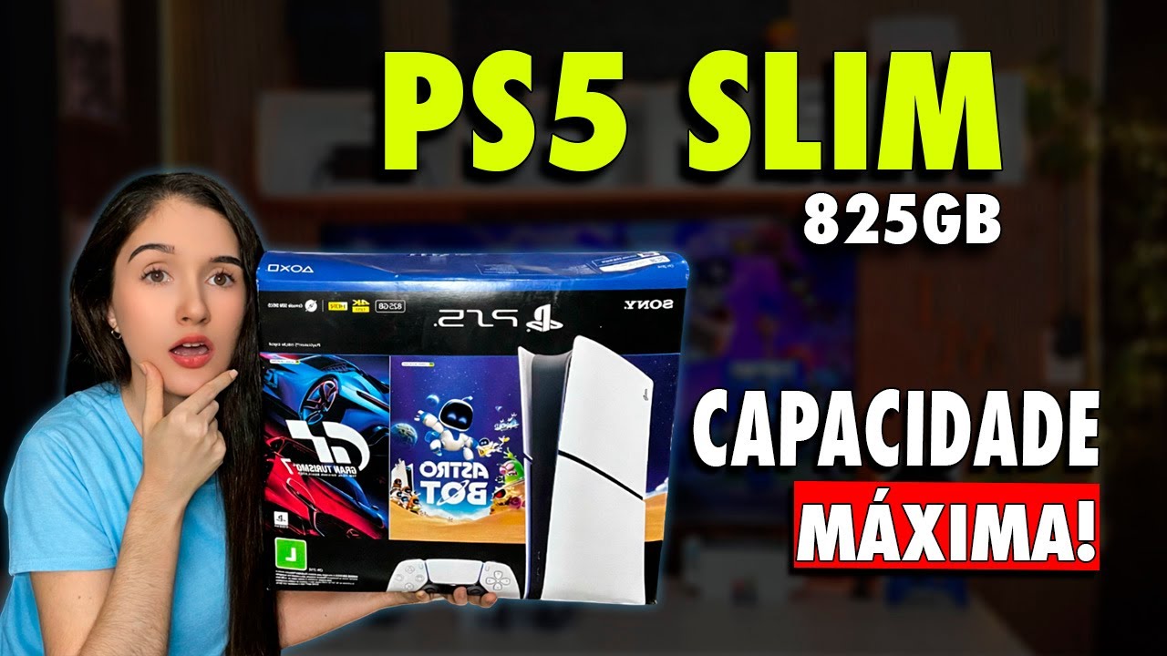 PS5 SLIM 825GB NO LIMITE MÁXIMO: NÃO AGUENTOU?!