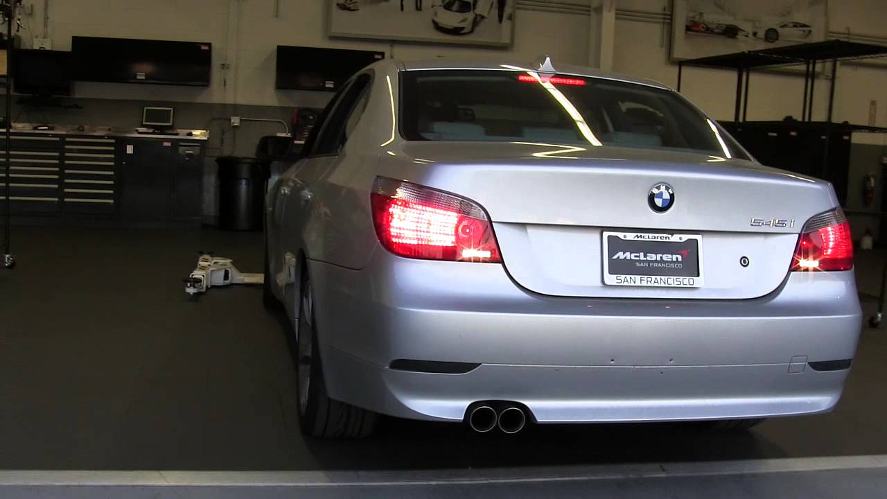 BMW E60 545i muffler delete
