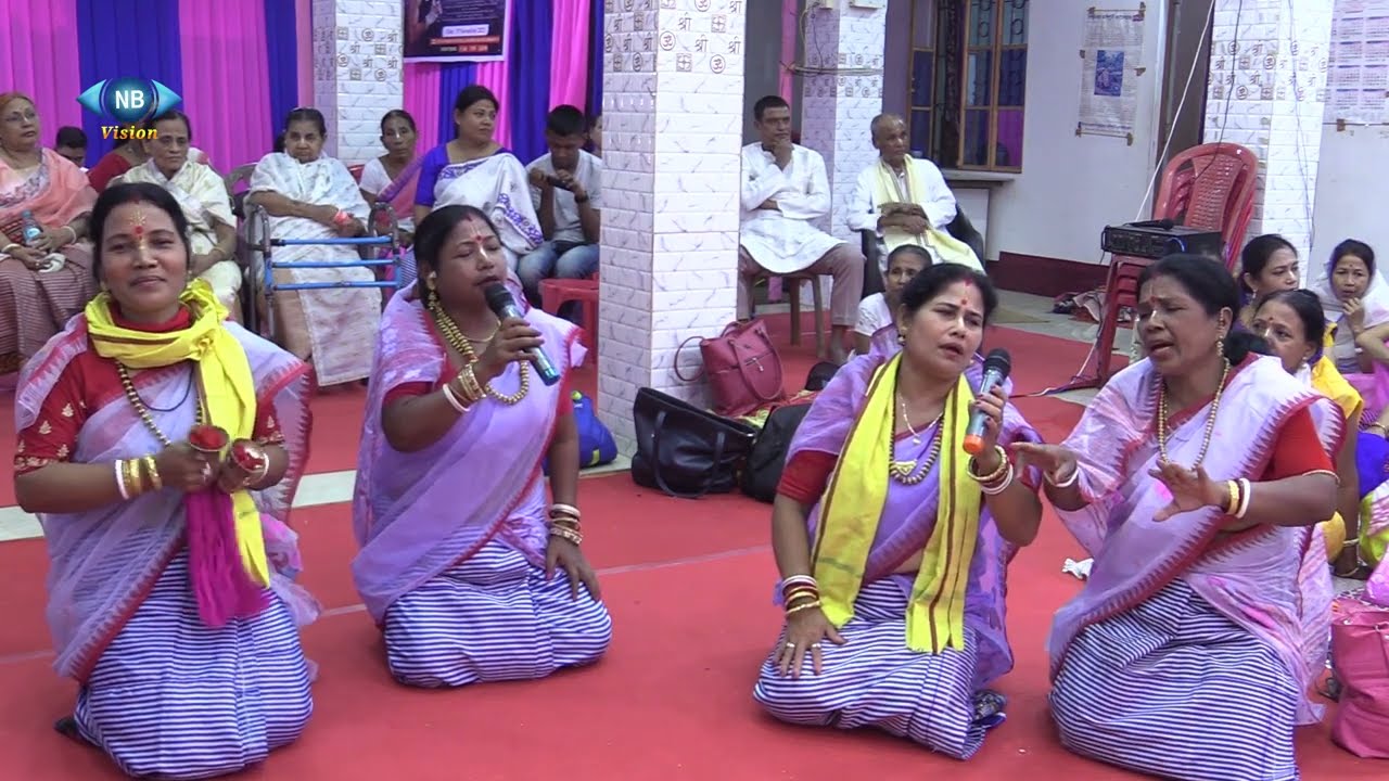Naam Kirtan Part6 in Maha Saptami Puja by artists from Tripura at Gobinda Mandir Khanapara