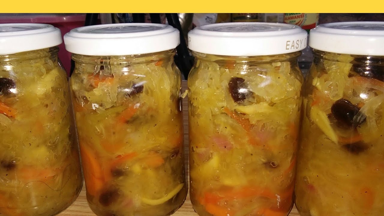 HOMEMADE PAPAYA ATCHARA |  PWEDE E NEGOSYO | PICKLED GREEN PAPAYA RECIPE | ATCHARA | SWEET CRAVINGS