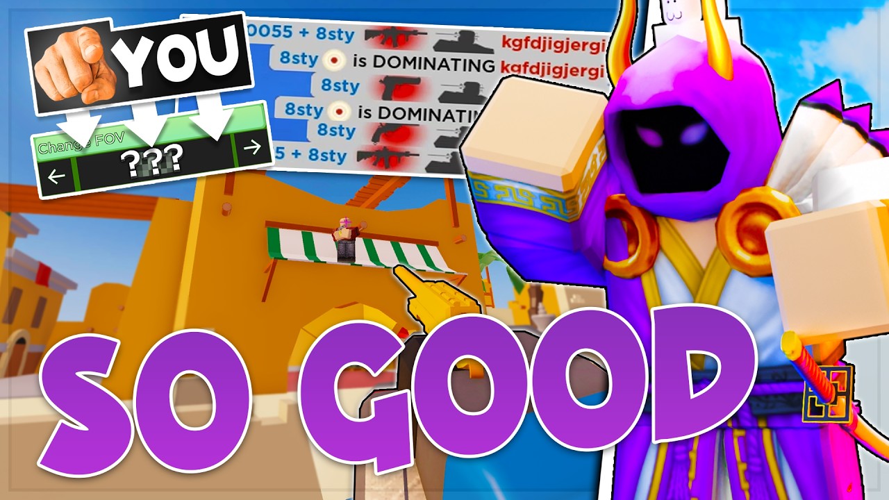 Я использовал лучшие настройки фанатов в Roblox Arsenal! Часть 3