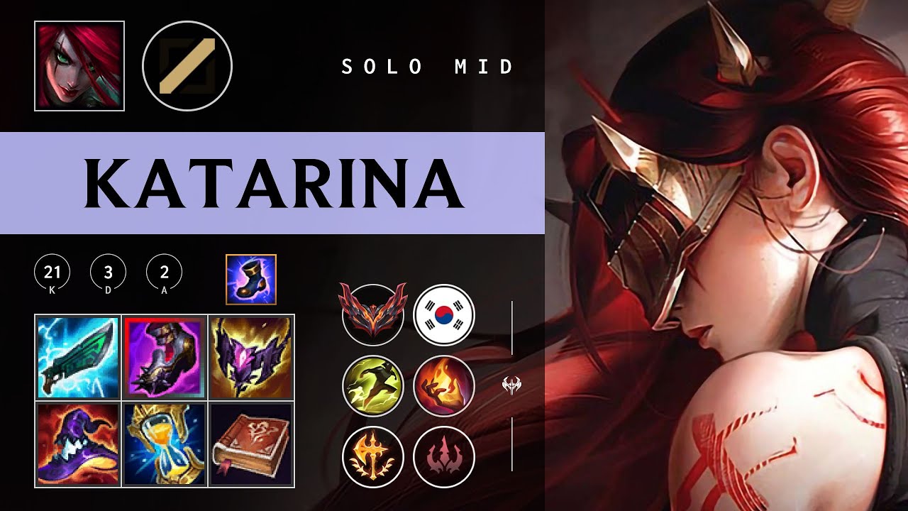Katarina Mid vs Zoe - KR Grandmaster Patch 26.02