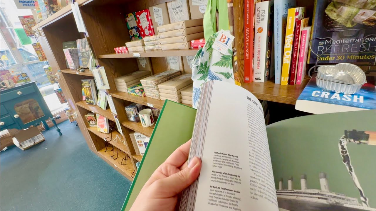 Shopping in a Cozy Little Bookstore | No Talking, Public ASMR