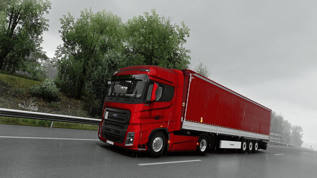 FORD F-MAX 500 | Pov rainy driving in France | ETS2 1.57 | MOZA R5 | 4K