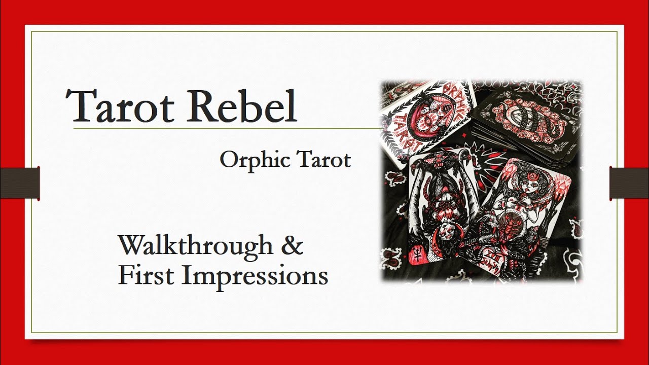 Orphic Tarot | Walkthrough & First Impressions