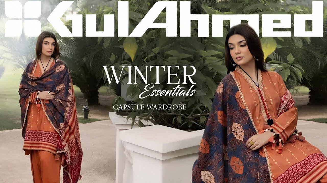 GulAhmed Unstitched Winter Collection 2025 | GulAhmed Printed Khaddar Collection Winter 2025
