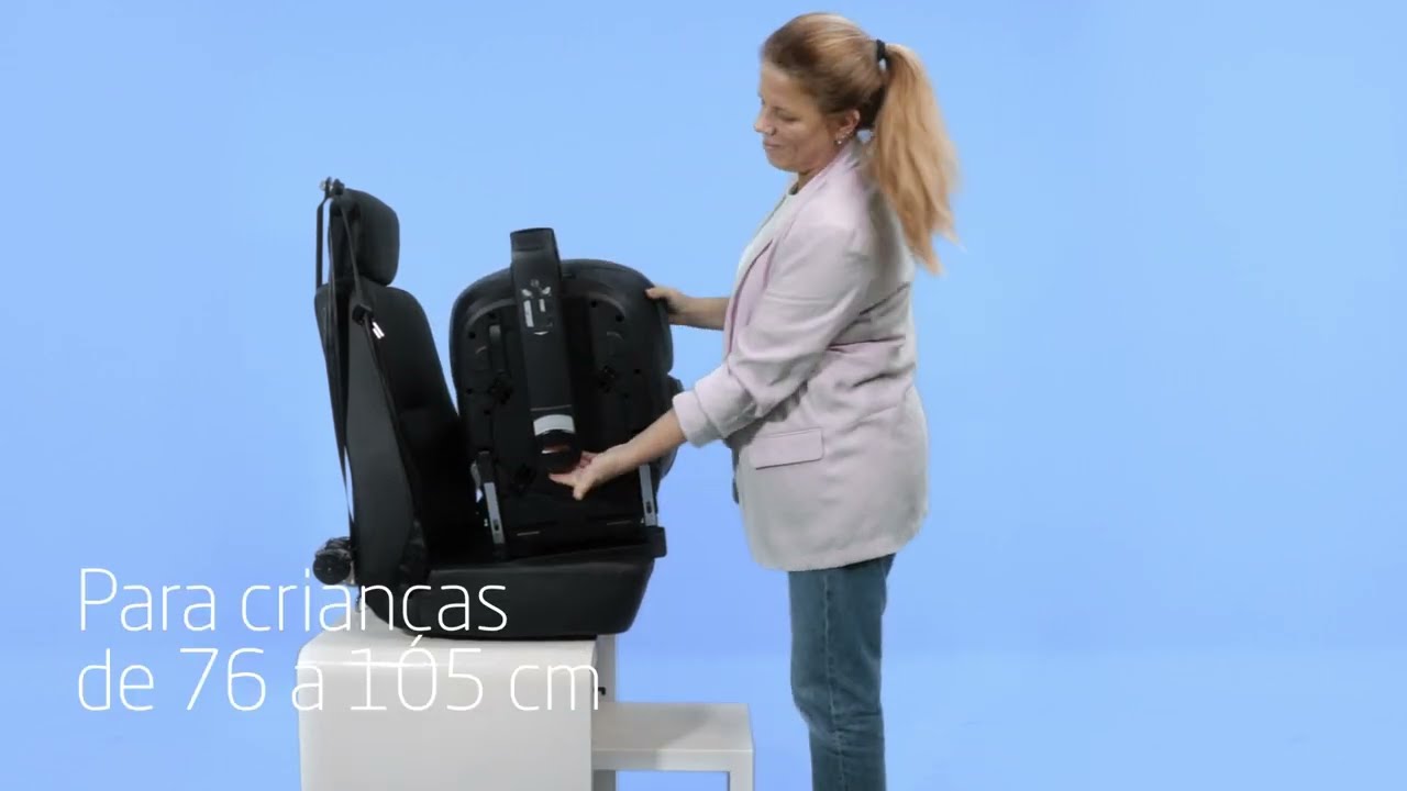 Cadeirinha Maxi-Cosi Spinel 360 Plus | Instala&ccedil;&atilde;o frente ao movimento para crian&ccedil;as de 76cm a 105cm