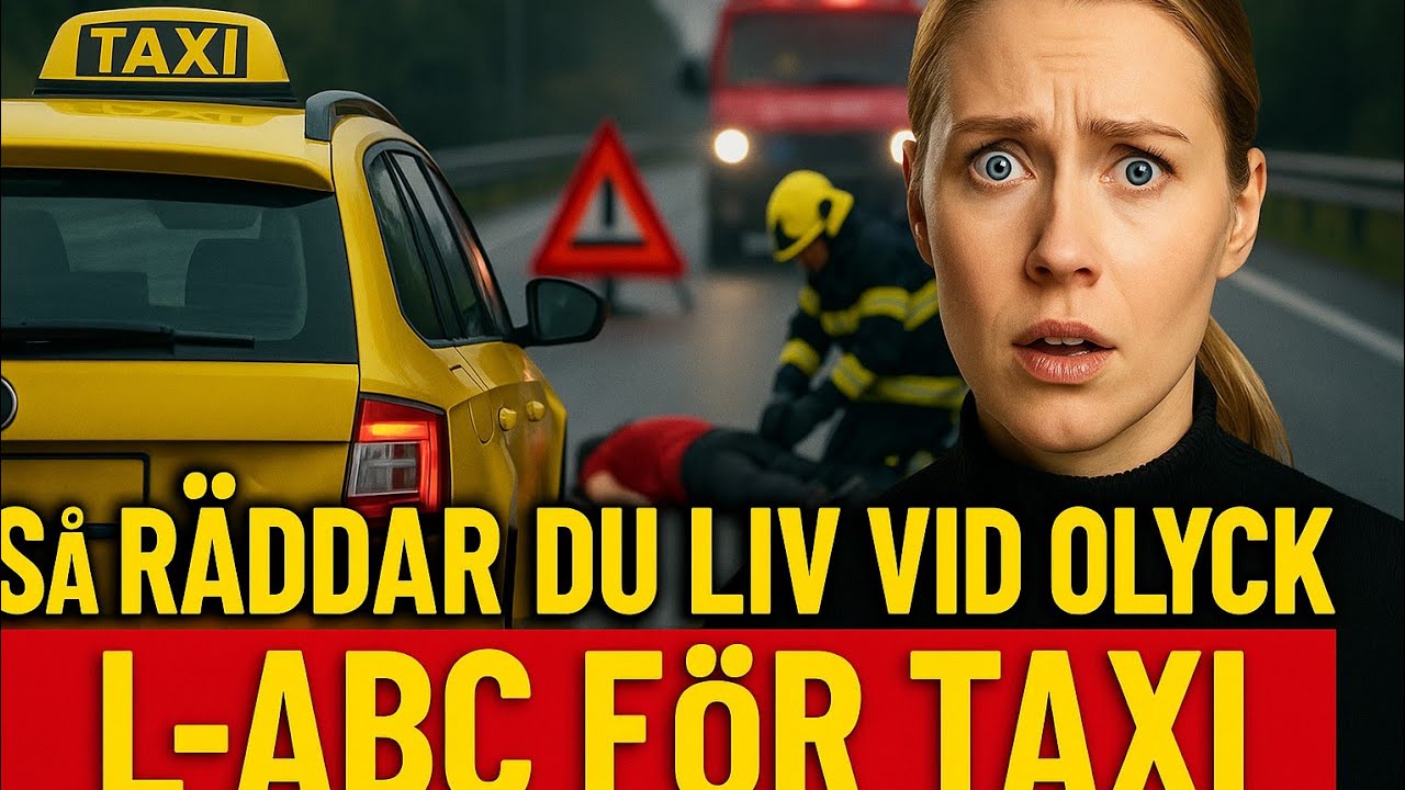 L-ABC för Taxi Så Räddar Du Liv vid Olycka  Måste för Yrkesförare!