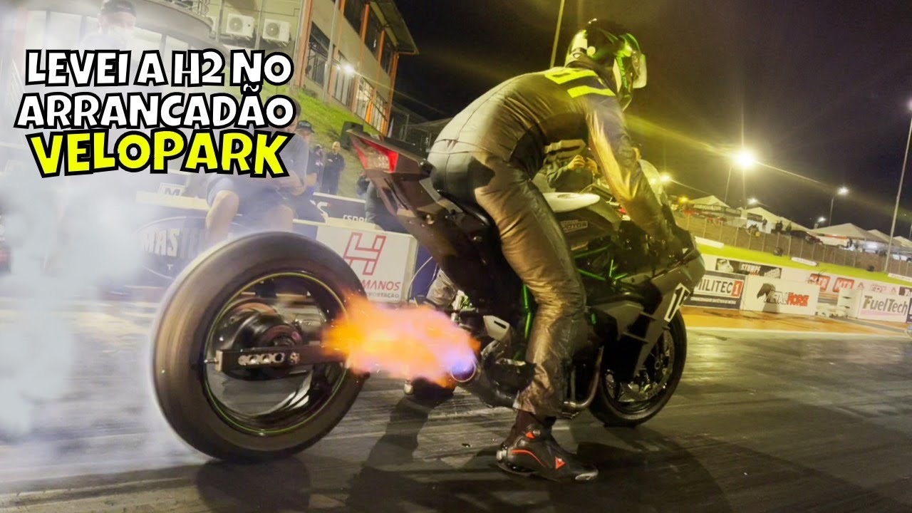 LEVEI MINHA H2 EM UM ARRANCADÃO NO VELOPARK! 🔥