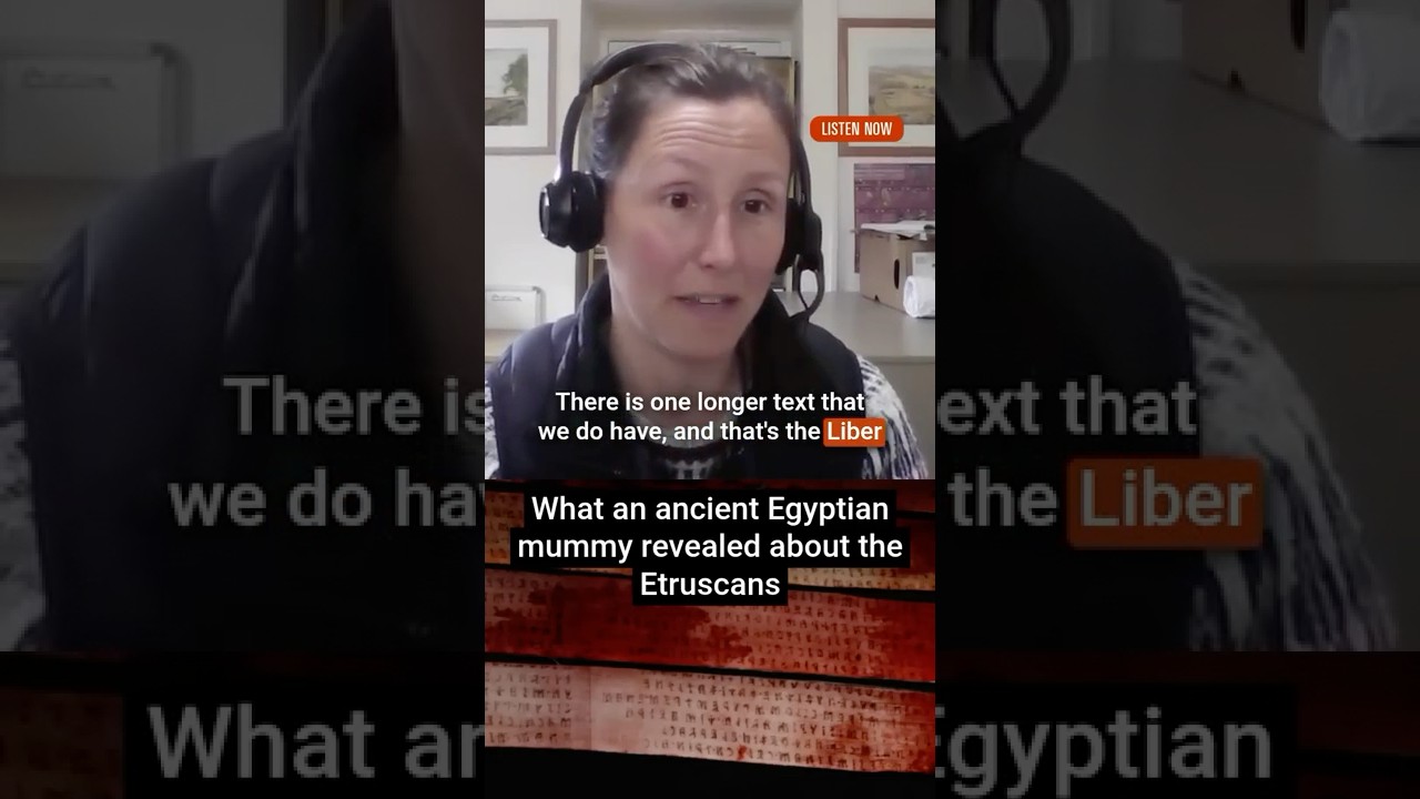 What an ancient Egyptian mummy revealed about the Etruscans