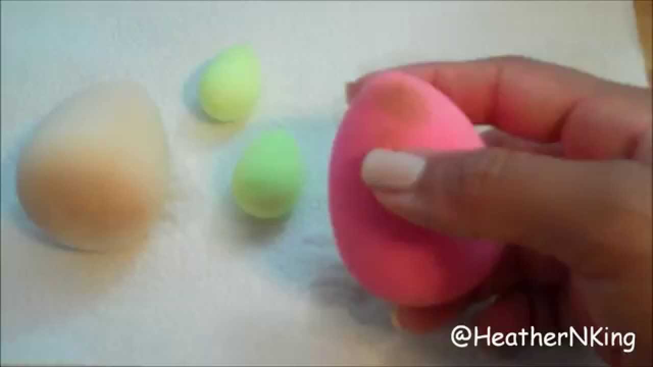 How to Clean the Beauty Blender using Dish Soap and Olive Oil