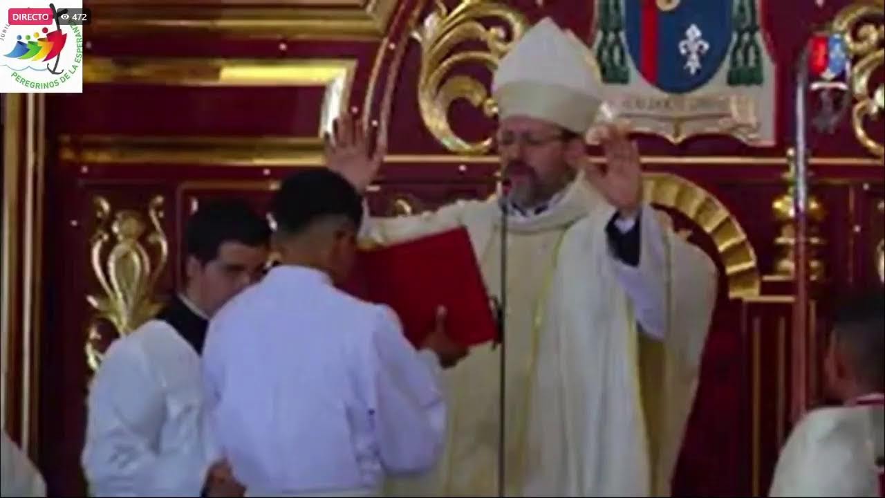 EN VIVO Posesión canónica de Mons. José Camilo Arbeláez Montoya, obispo de Vélez