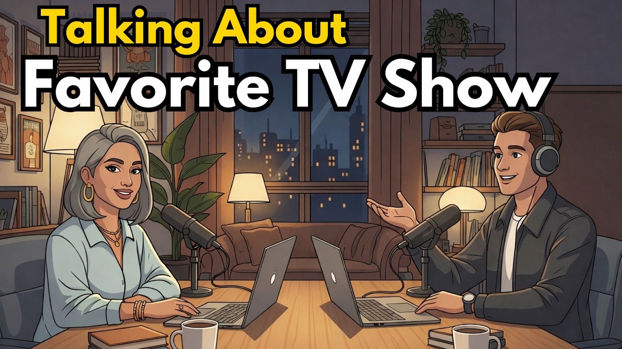 Talking About Favorite TV Shows in English | English Conversation Practice