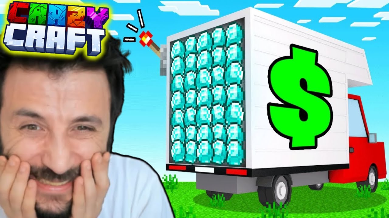 Gizli Sığınak Buldum! ZENGİN OLDUM 😎 CRAZYCRAFT Minecraft Bölüm 2