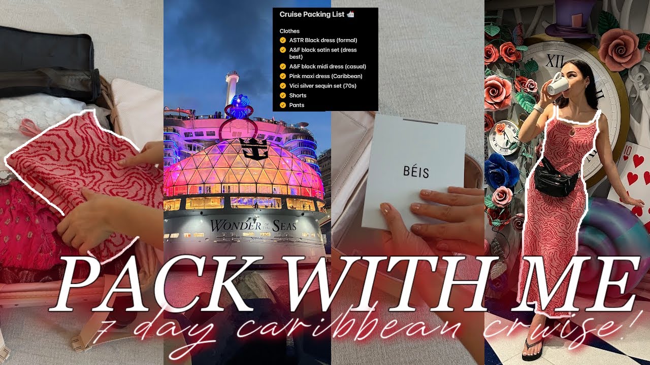Pack With Me For A Caribbean Cruise! |BÉIS Carry On Only 🧳