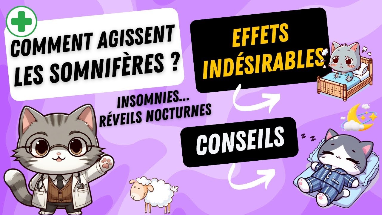 Comment agissent les somniferes ? Effets indesirables et conseils du pharmacien