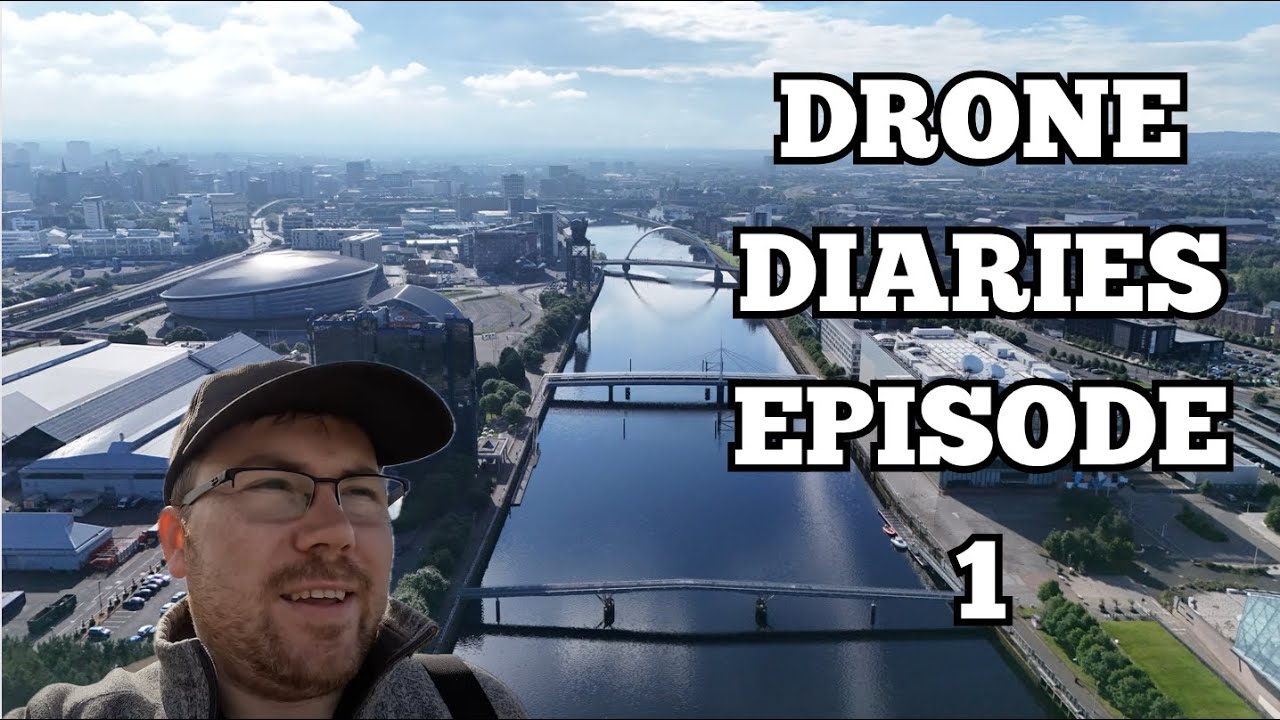 Drone Diaries #1 - Glasgow, Scotland - The Hydro, Waverley Paddle Steamer, Science Centre, West End