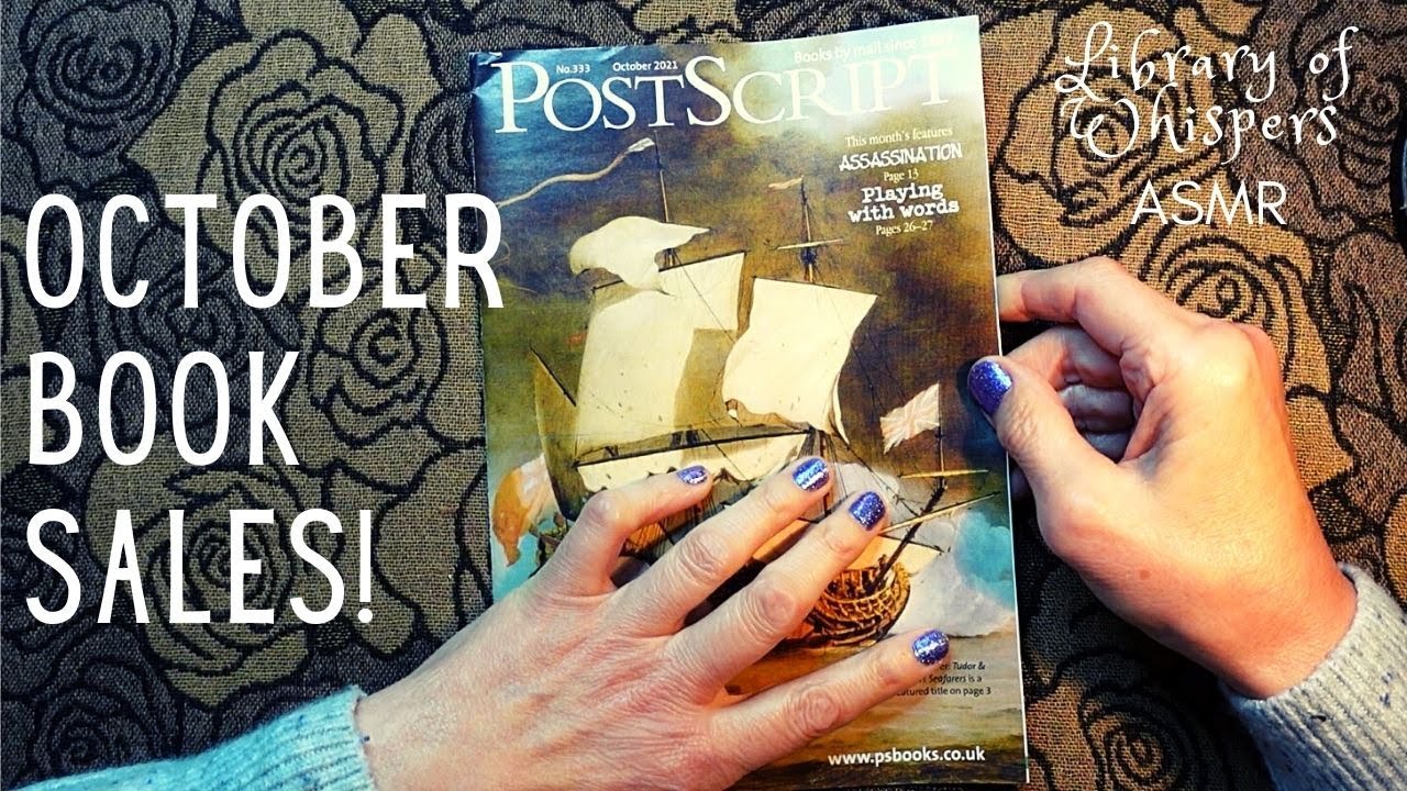 ASMR | October Book Sales Catalog Whispered Browsing!