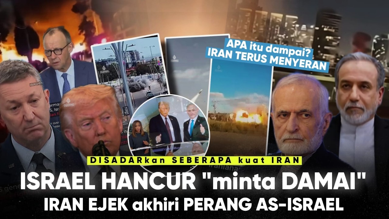 Setelah Israel Hancur minta Genjatan Senjata? “Reaksi Tegas Iran: Menolak”  Ejekan Iran ke AS-Israel