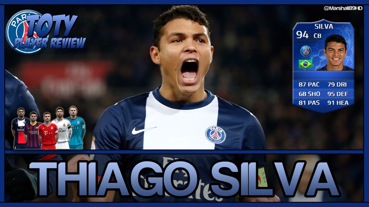 FIFA 14 UT - Thiago Silva TOTY Player Review || 94 Team of the Year Ultimate Team (Blue Card)