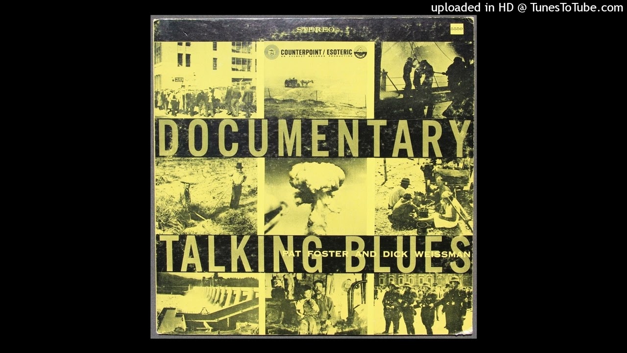 Pat Foster & Dick Weissman - Talking Hitler's Head Off - 1957 Folk Music - Woody Guthrie Cover