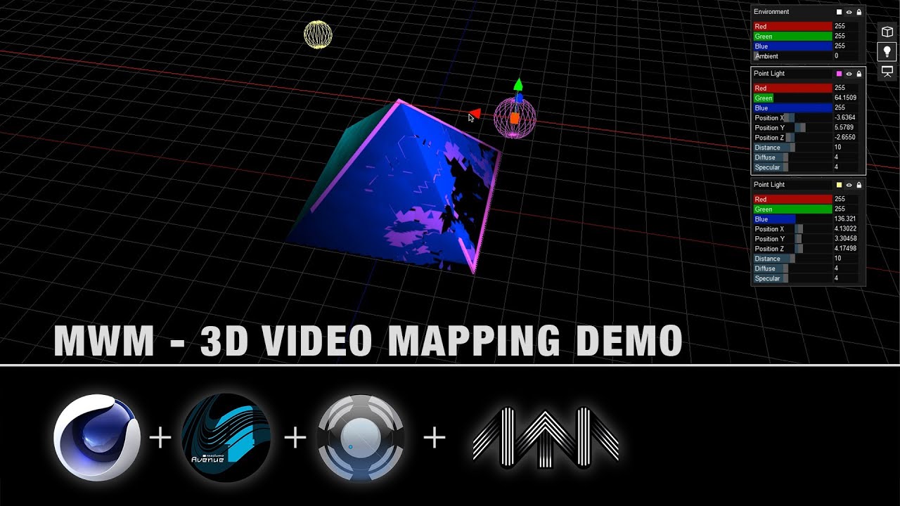 MWM and Resolume - 3D Video Mapping Demo