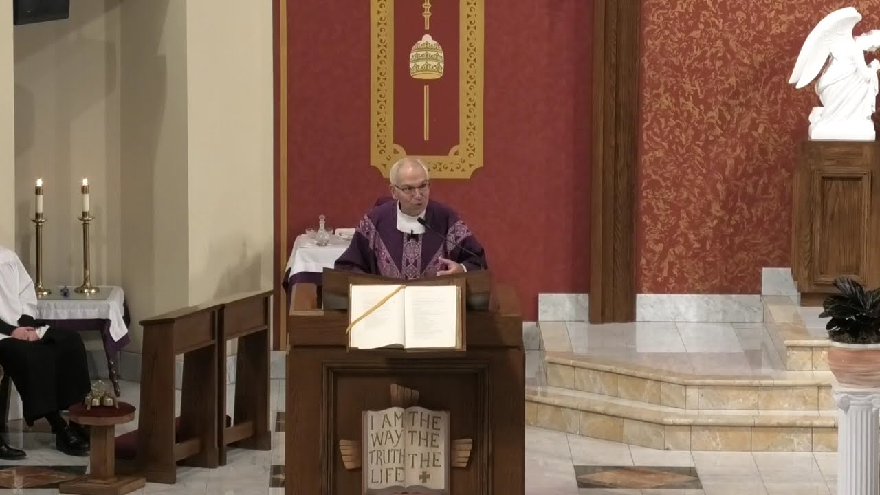 Homily, Third Sunday of Lent - Msgr. Hahn
