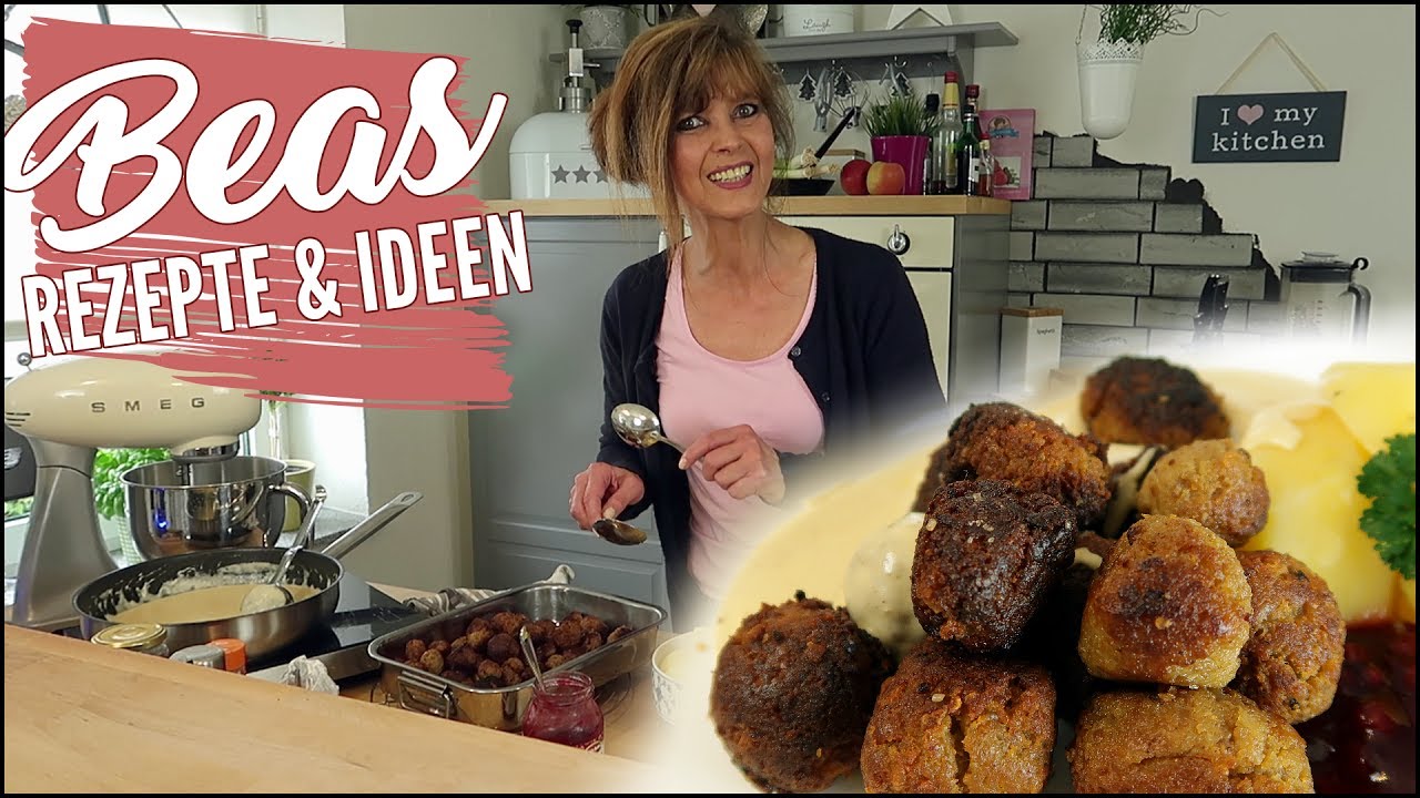 Köttbullar Rezept | Leckere schwedische Fleischbällchen mit Soße kochen #BEAner Info