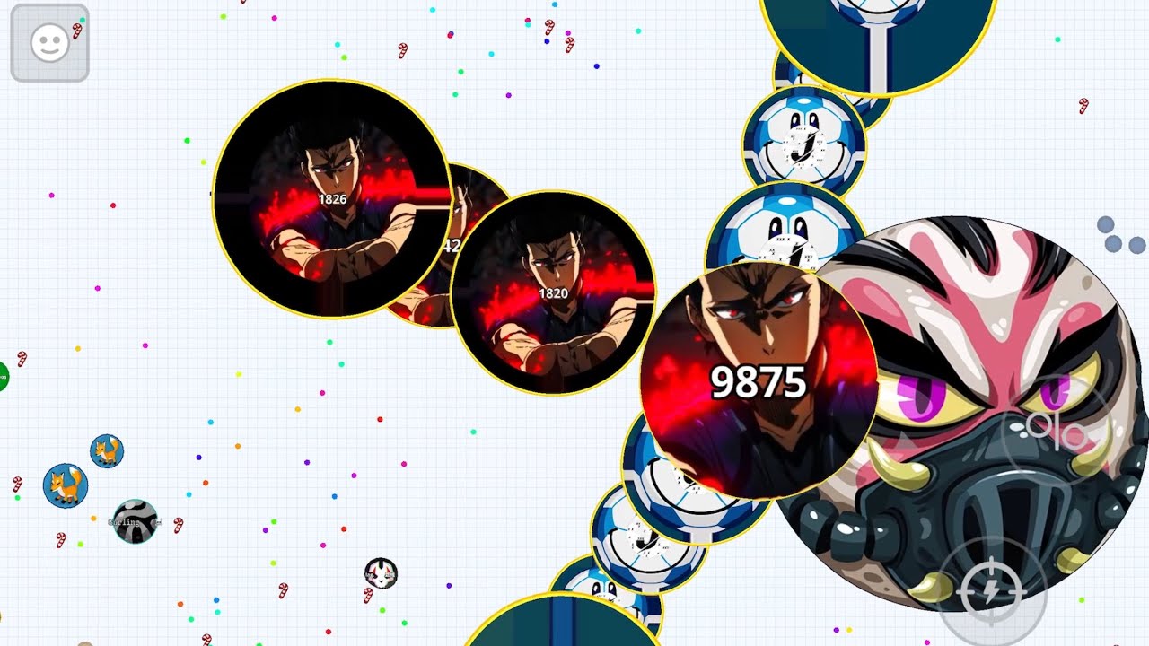 THE BEST DUO🔥😈 (AGAR.IO MOBILE)