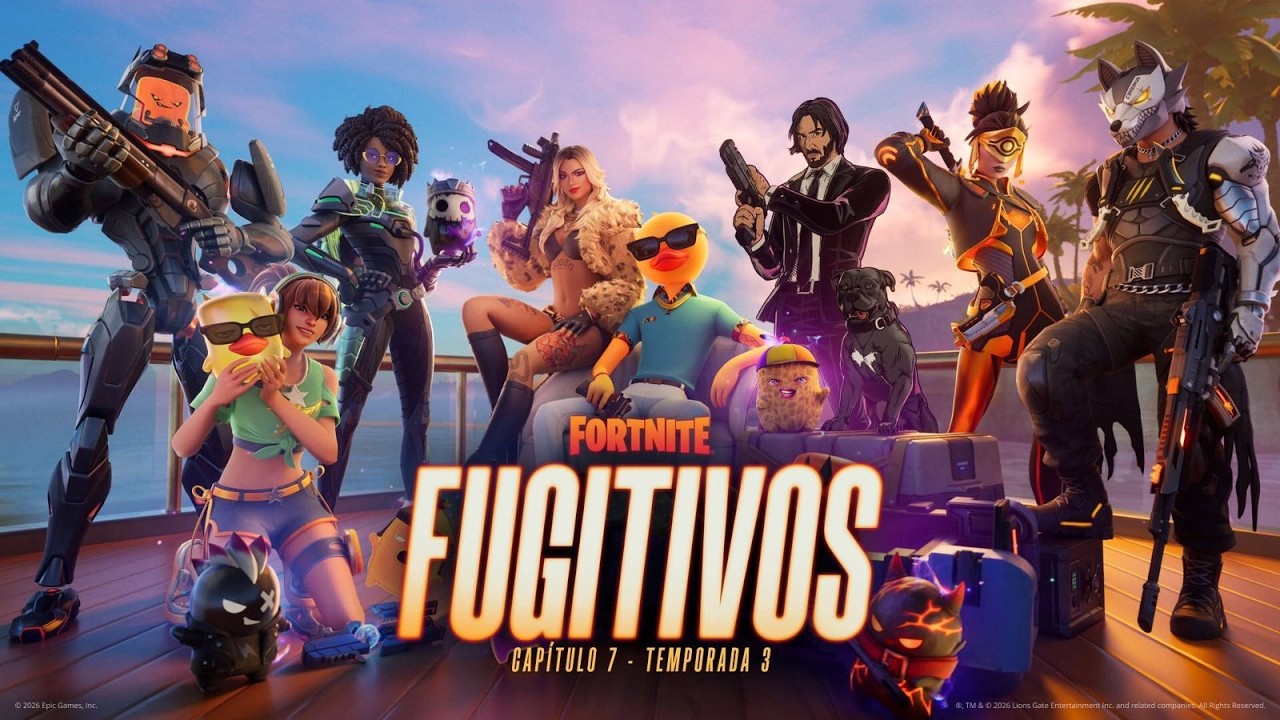 ‼️AHORA! ESPERANDO NUEVA TEMPORADA 3 de FORTNITE &ldquo;FUGITIVOS