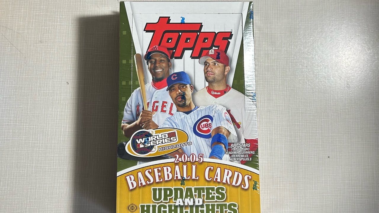2005 Topps Update Box Opening Recap!