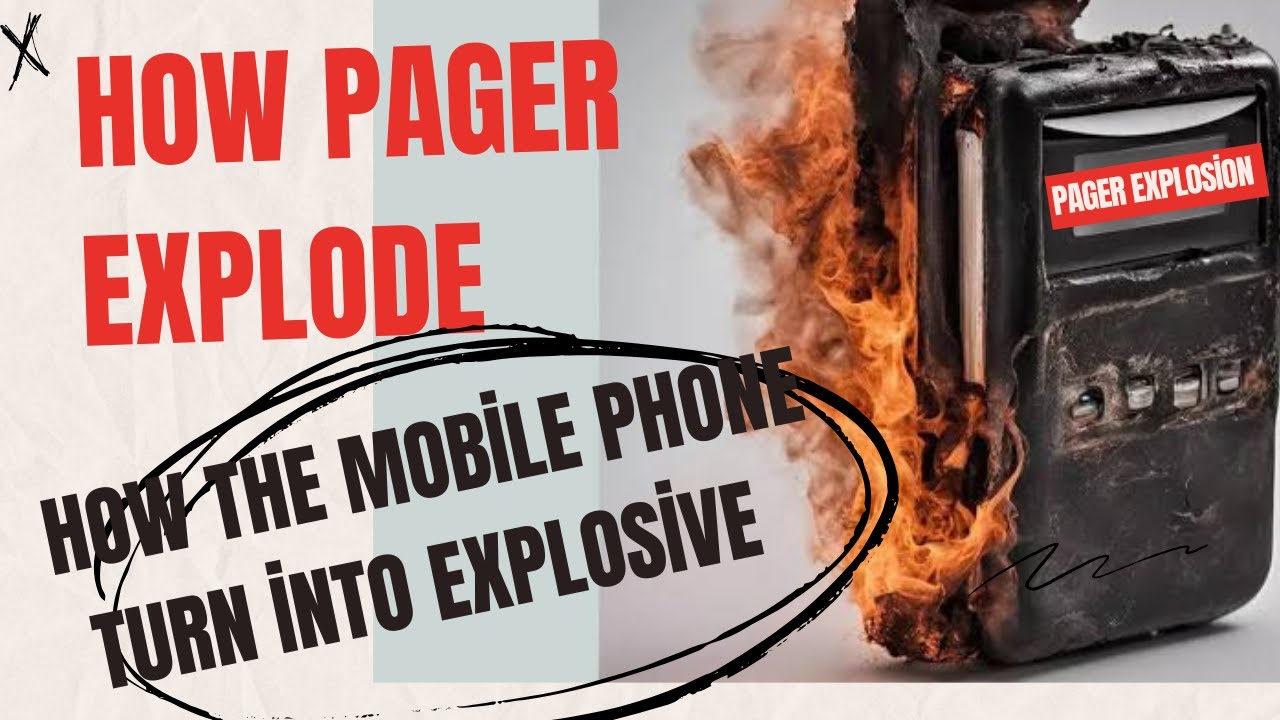 Hezbollah Pager Explosion How mobile phone turn into bumb