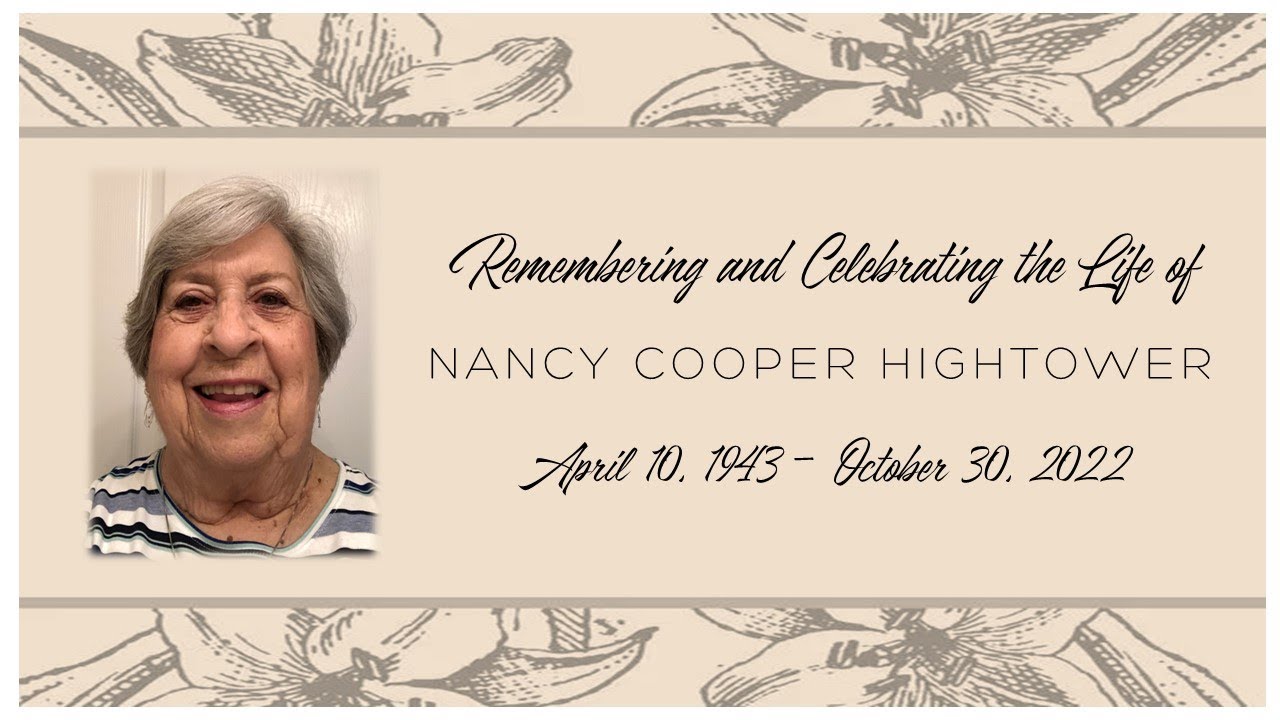 Nancy Hightower's Memorial Service - November 5, 2022