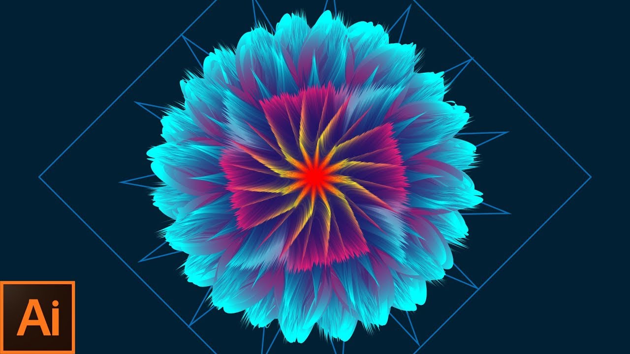 Blending vector art in Illustrator - Learn how to blend vector art in Illustrator and Photoshop cc