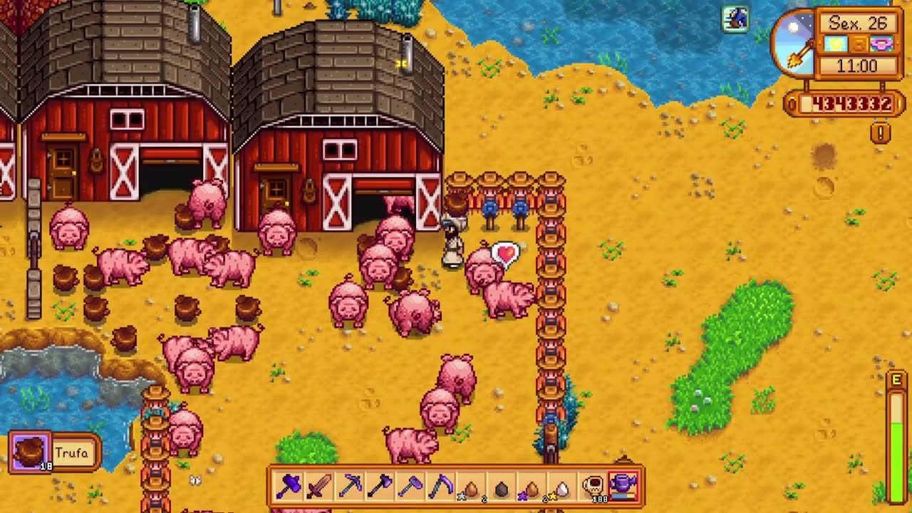 Stardew Valley 🌱- Sem Microfone|No Mic|/Chill gameplay 😴☕🌑