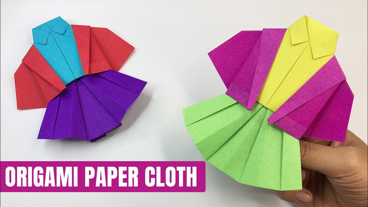 Easy Origami for Beginners: Paper Shirt & Skirt DIY Fashion