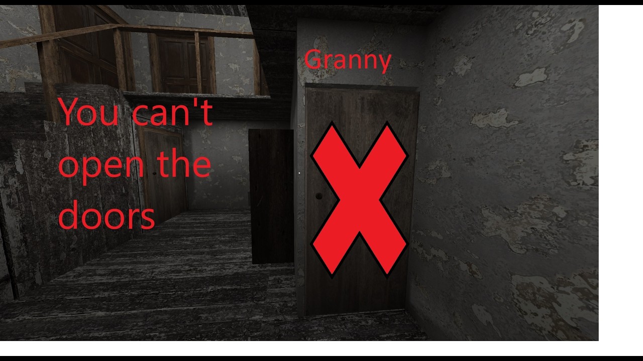 ESCAPE FROM GRANNY ON HARD DIFFICULTY | VERSION 1.1 YOU CAN'T OPEN THE DOORS