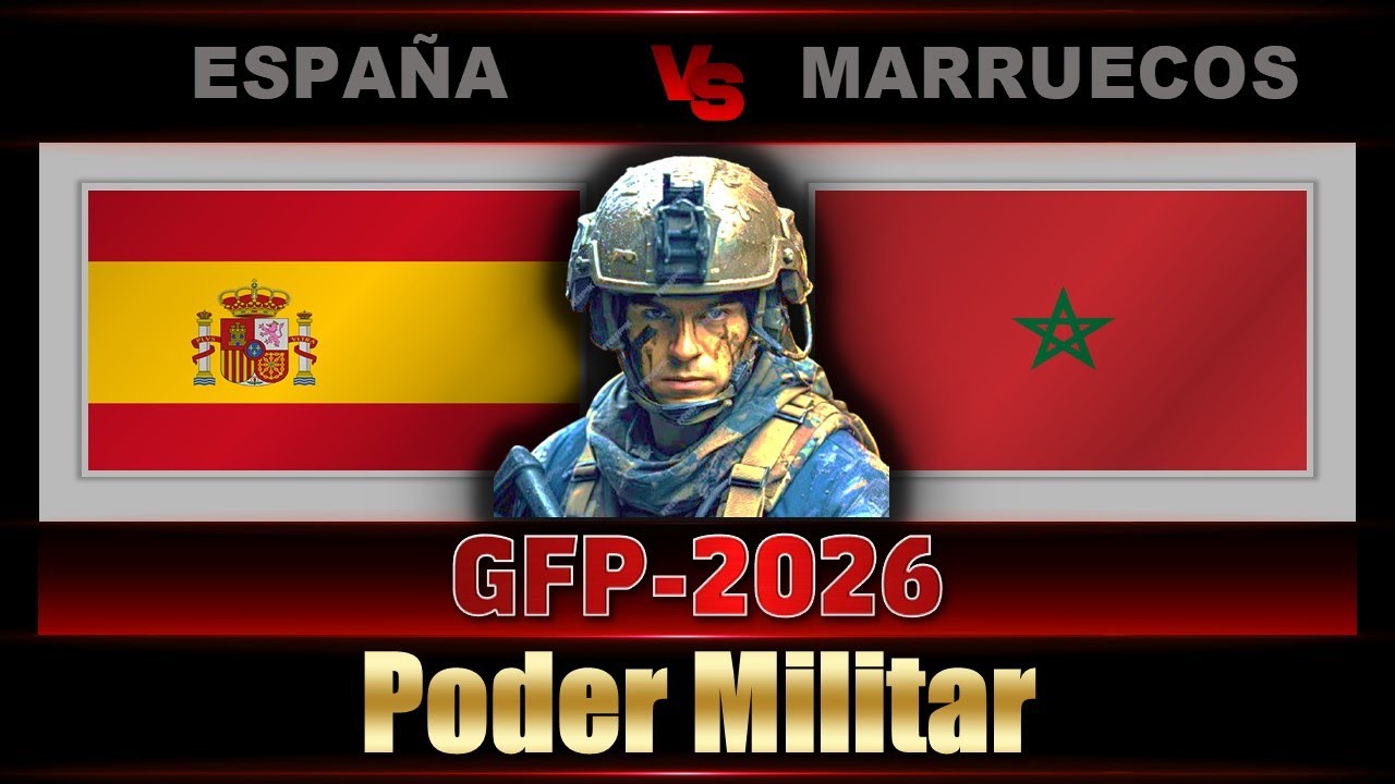 Poder militar 2026: España vs Marruecos | Comparación completa