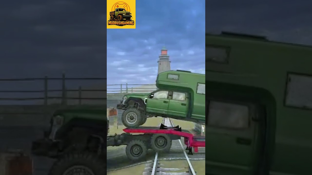 No Second Chances! Coupled Trucks Enter a Death Road 💀 