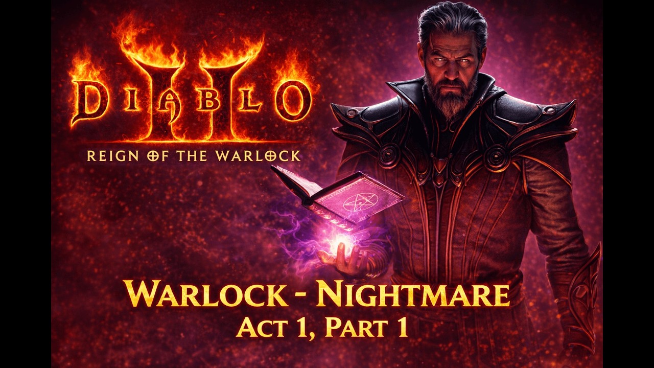 Chill D2R - Chaos Warlock - Nightmare - Act 1, Part 1