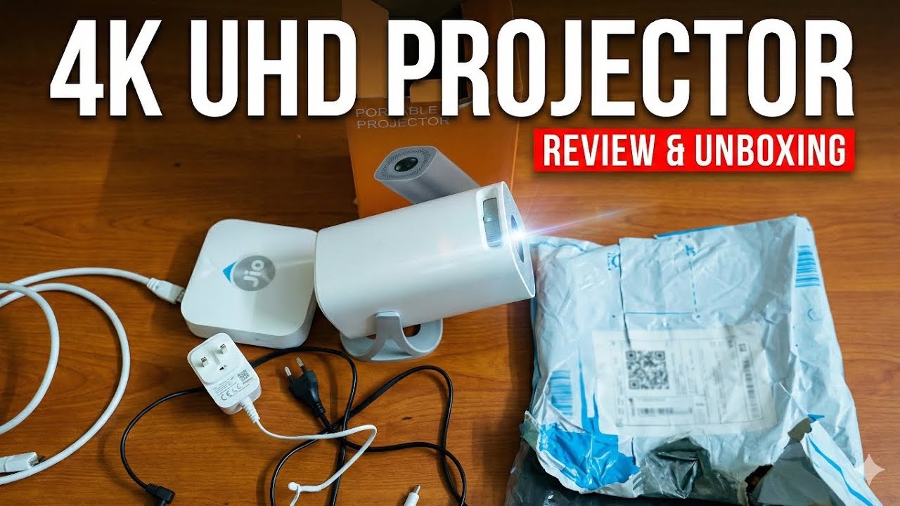 s40 4k UHD Projector Review & Unboxing Telugu 