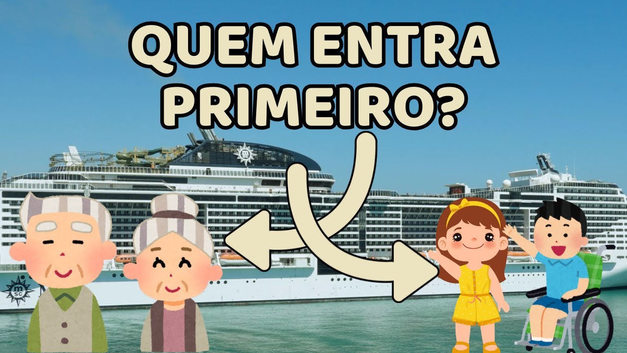 QUAIS S&Atilde;O AS PRIORIDADES DE SENHA NO PORTO PARA EMBARQUE NO CRUZEIRO?