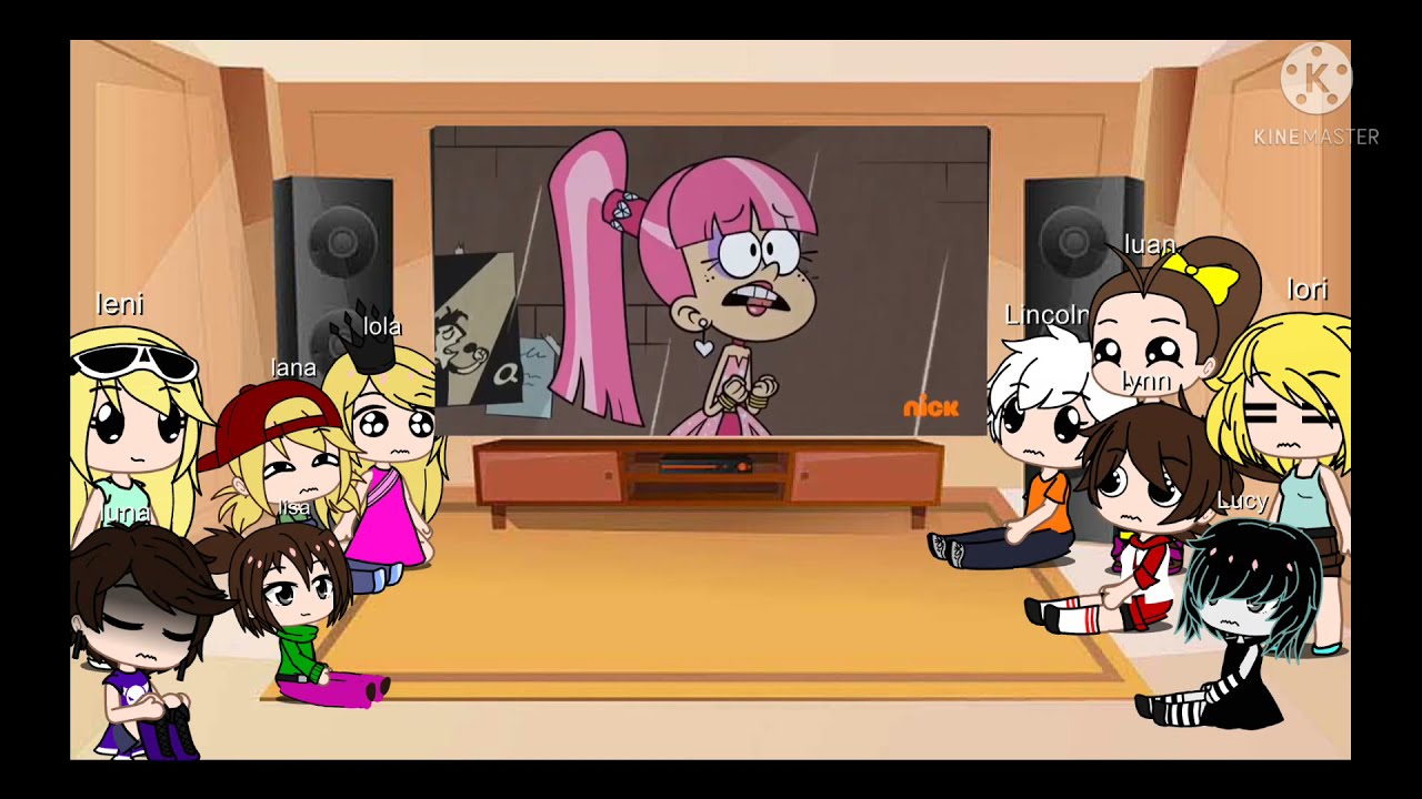 Past loud house reacts to luna(luna x sam)