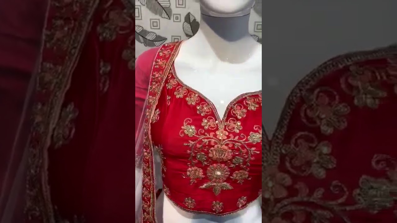 Velvet silk Semistitched Lehenga (KHU) for INR 2999+shipping