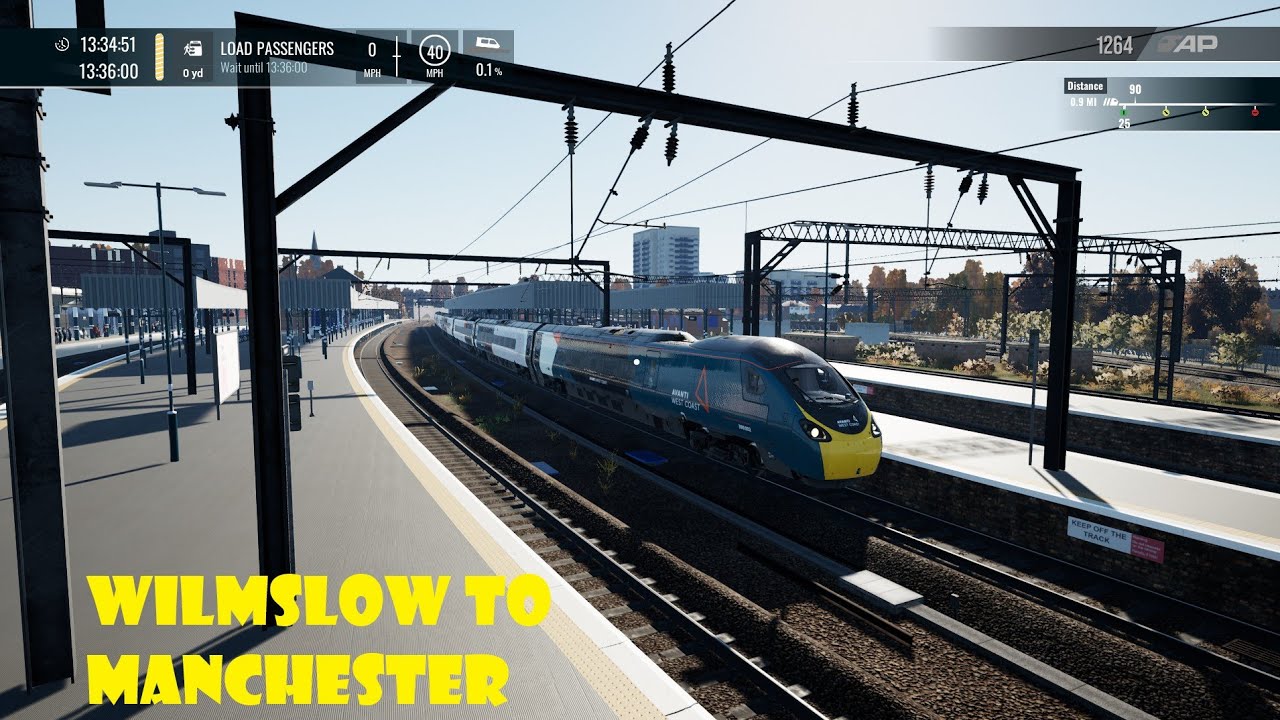 Wilmslow To Manchester Piccadilly Avanti TSW 6