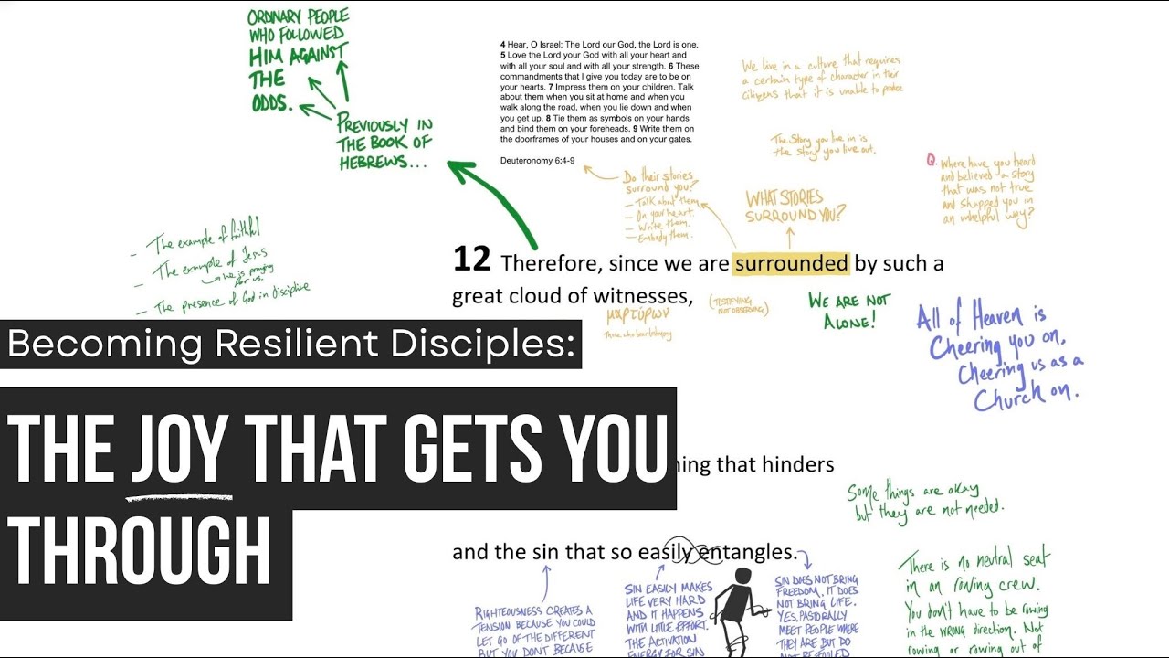 Becoming Resilient Disciples: The Joy That Gets You Through || Bible Study: Hebrews 12:1-11